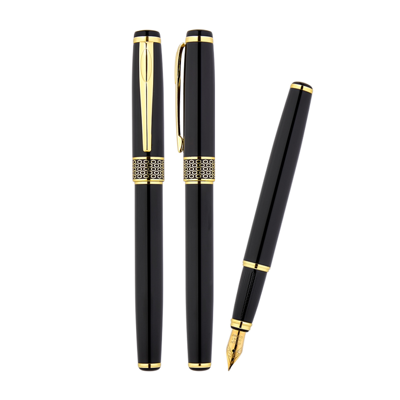 1213-D Siyah Metal Dolma Kalem - الصورة 2